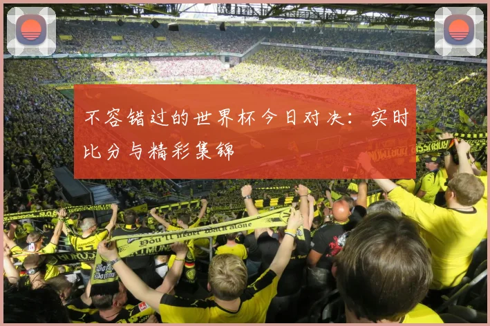 不容错过的世界杯今日对决：实时比分与精彩集锦